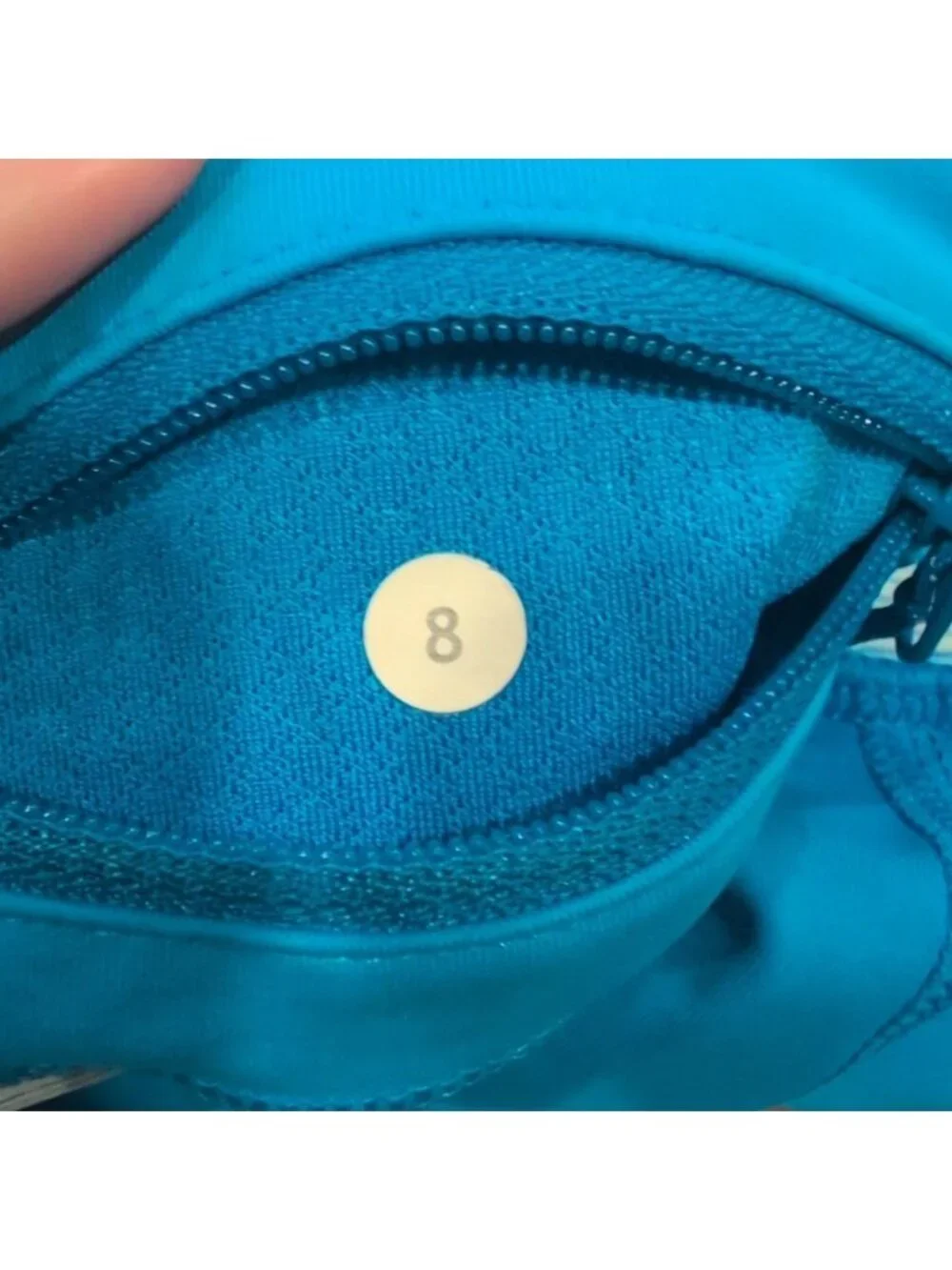 Lululemon Run: Inspire Crop II Beach Blanket Blue / Wee Are From Space Aquamari